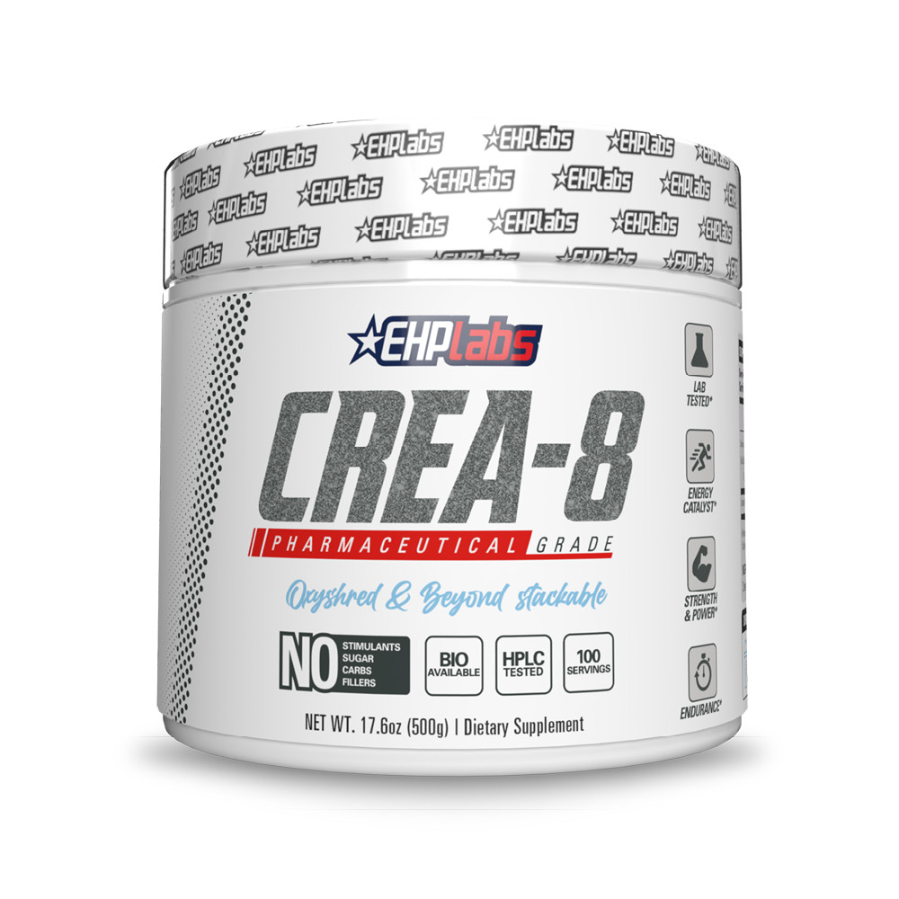 EHPLABS CREA-8 Creatine Monohydrate Pharmaceutical Grade 100 Servings Unflavored