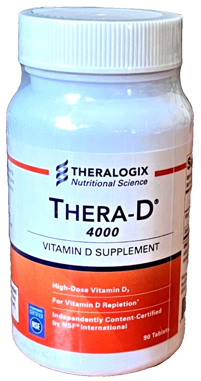 Theralogix Thera D 4000 Vitamin D Supplement | 90 Tablets