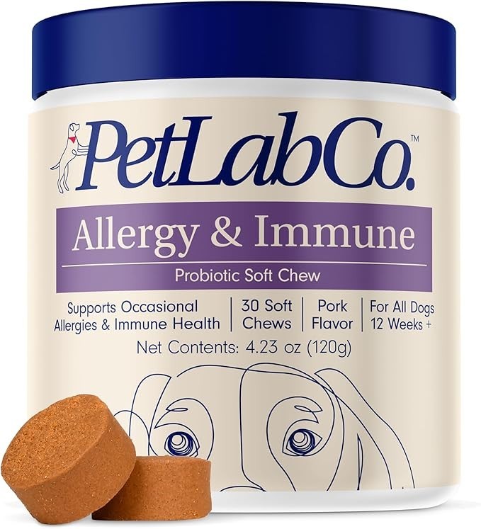 PetLab Co. (PetLabCo.) ALLERGY & IMMUNE Probiotic Soft Chew For Dogs (30 Pork’