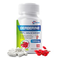 Berberine HCL Premium Extract 1200mg Healthy Cholesterol,Anti-inflammatory