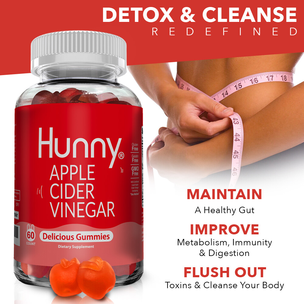 Hunny Apple Cider Vinegar Keto blast slimming Gummies –