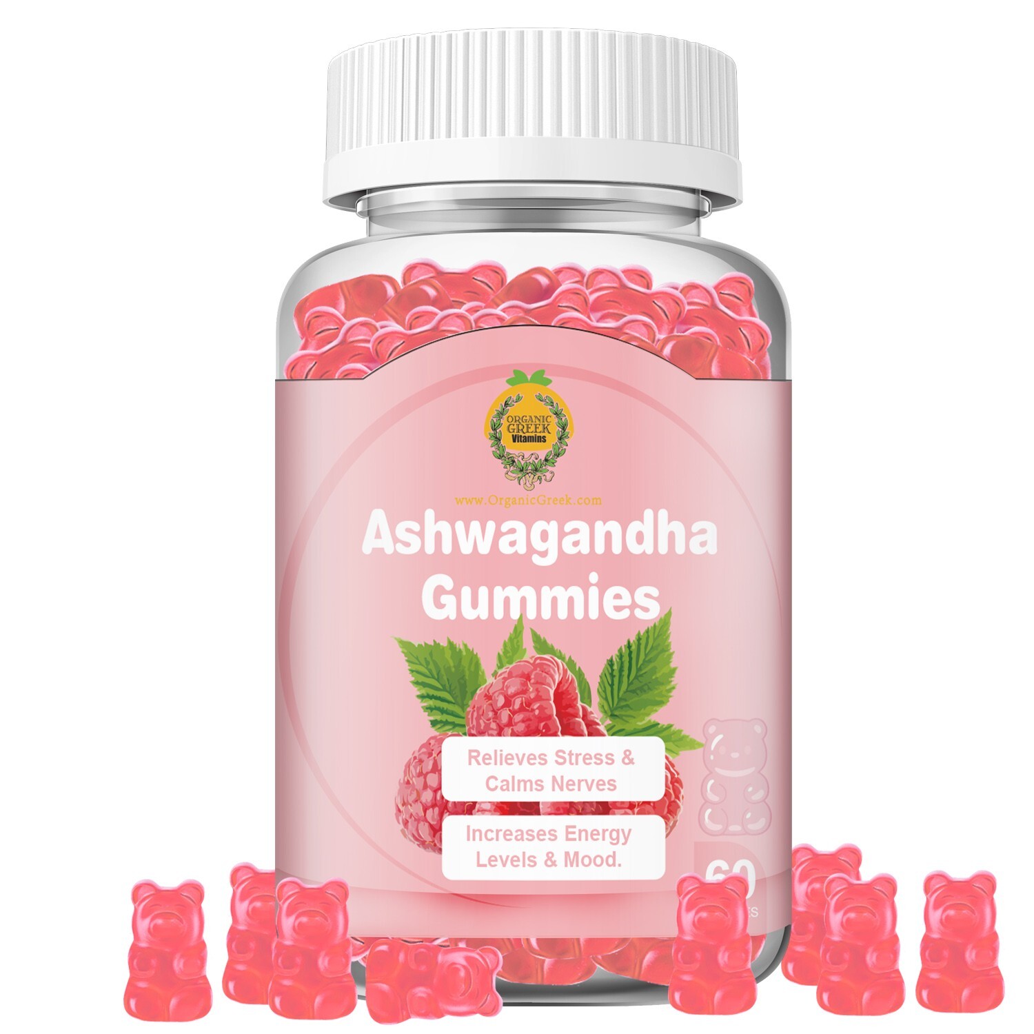 Ashwagandha Gummies Anti-anxiety Super Food, Extra Strength Dietary Supplement