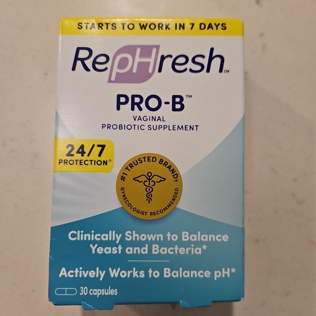 Rephresh Pro B Probiotic Feminine Supplement 30 Capsules Exp 06/2026+