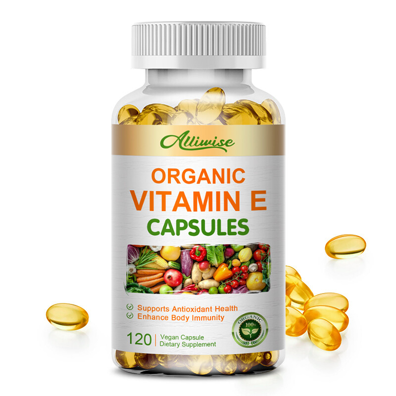 Vitamin E 1000 IU 120 Capsules – Supports Skin, Hair, Immune and Eye Health
