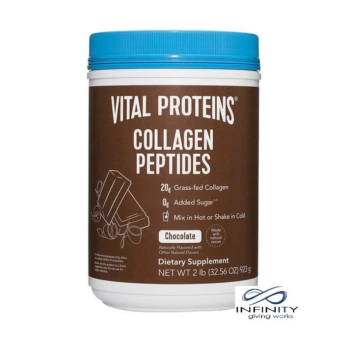 Vital Proteins Collagen Peptides Chocolate 32 oz, – Fresh! – Free Shipping!