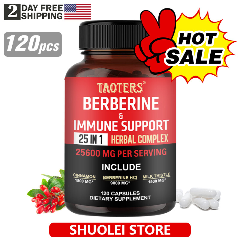 Berberine with Ceylon Cinnamon for Heart, Blood Sugar support and Immune Health