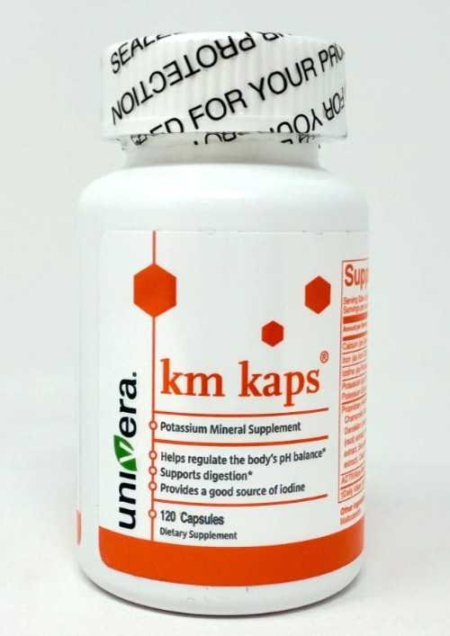 Univera KM KAPS Potassium Mineral Supplement, 120 Capsules