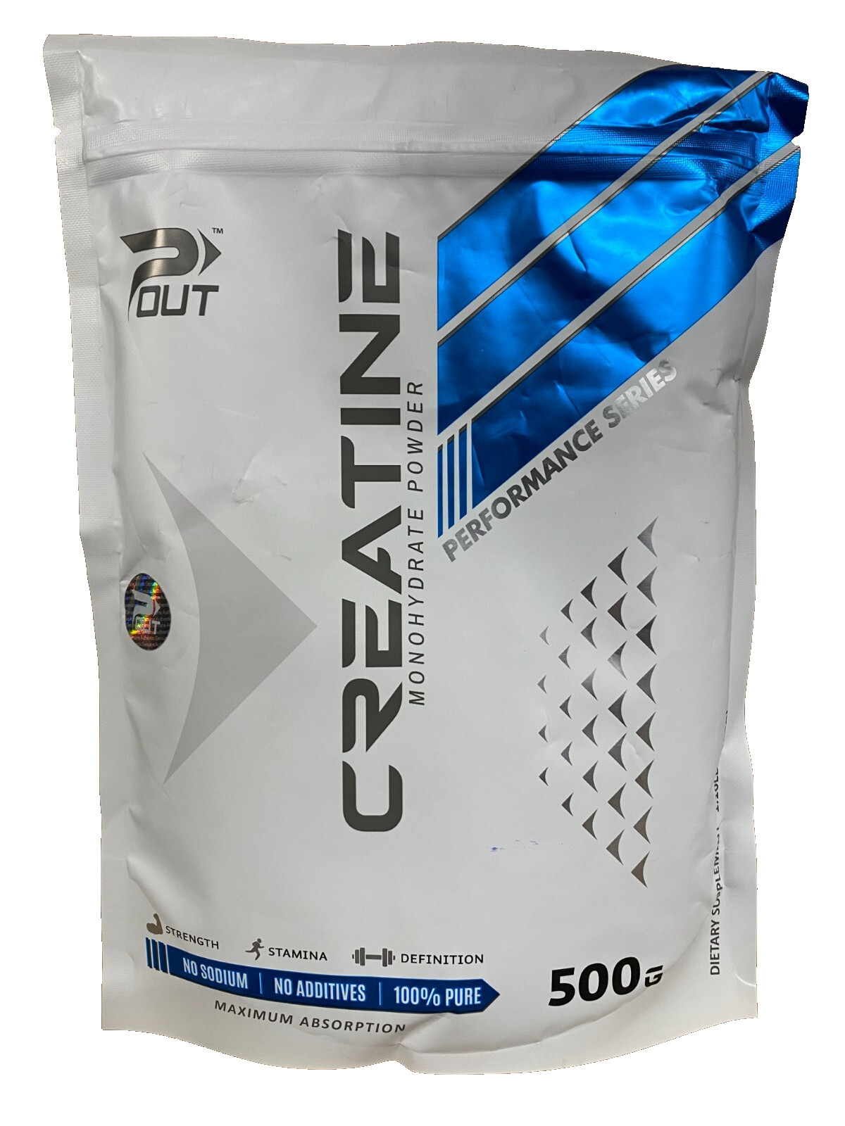 P-Out Performance Series Creatine – 3000mg – 167 Servings, Made in USA  NEW