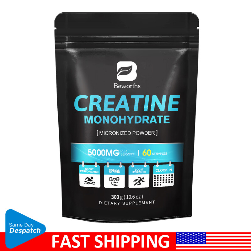 300g Micronized Creatine Monohydrate Powder Pure Micronized Muscle & Strength