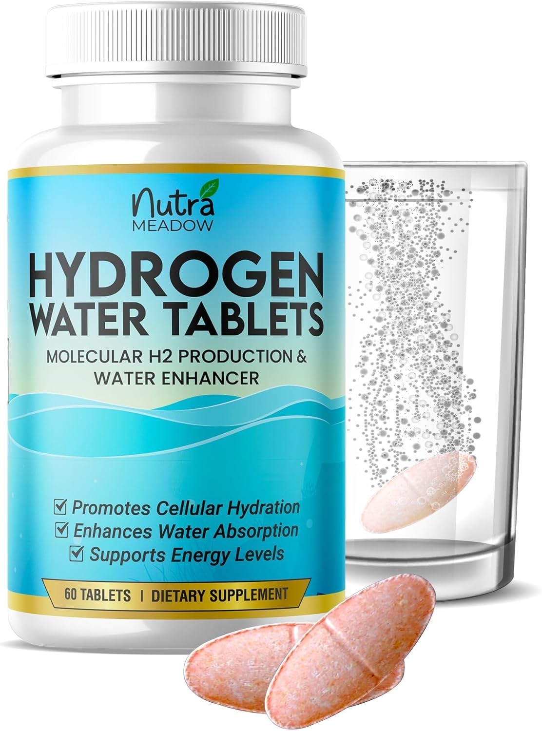 Hydrogen Water Tablets for Drinking Water Molecular H2 Magnesium 80mg Concentrat