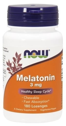 Now Foods Melatonin 3mg 180 Lozenge