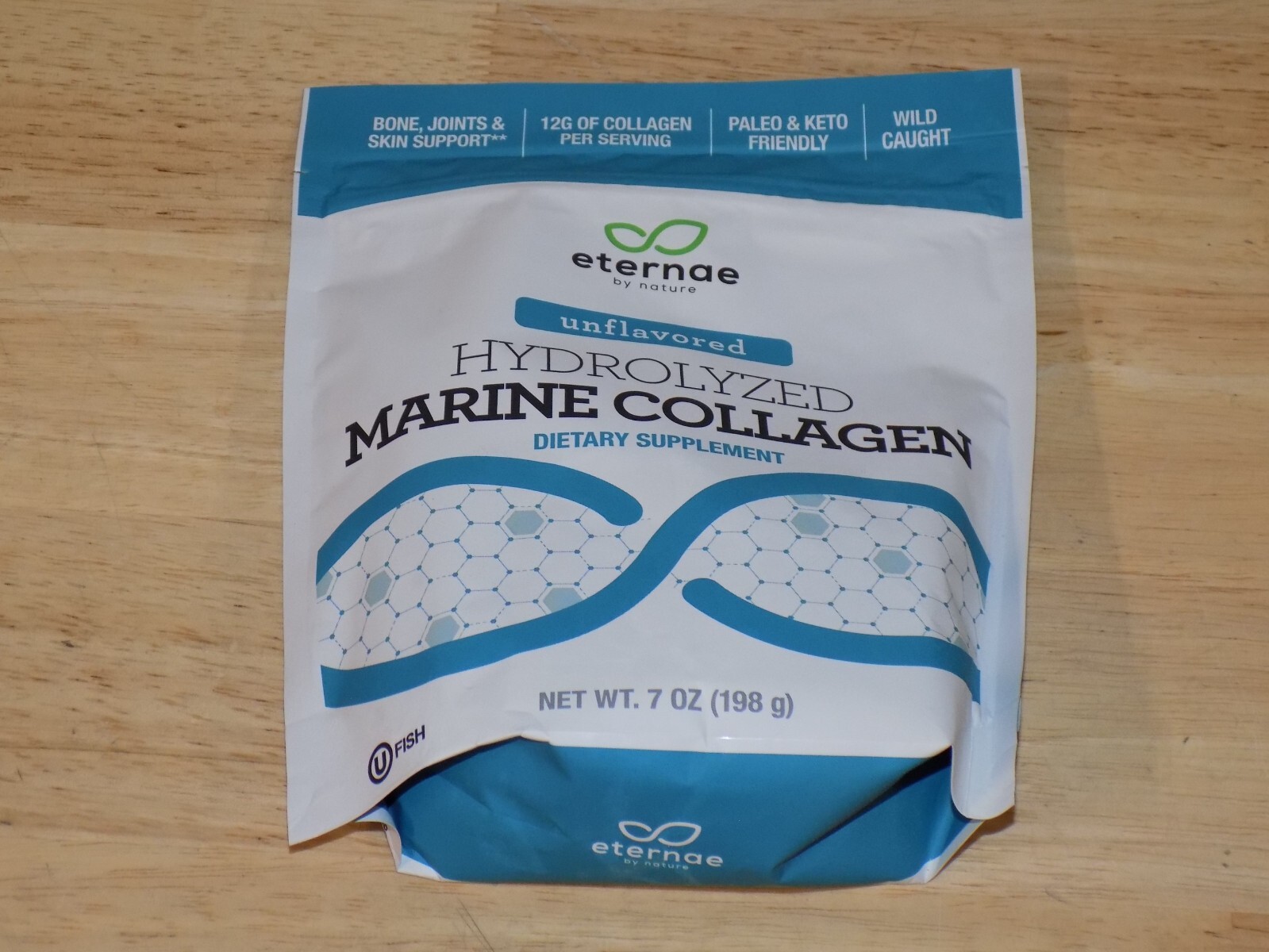 Unflavored Hydrolyzed Marine Collagen Supplement 7oz ETERNAE Trader Joe’s 6/1/27