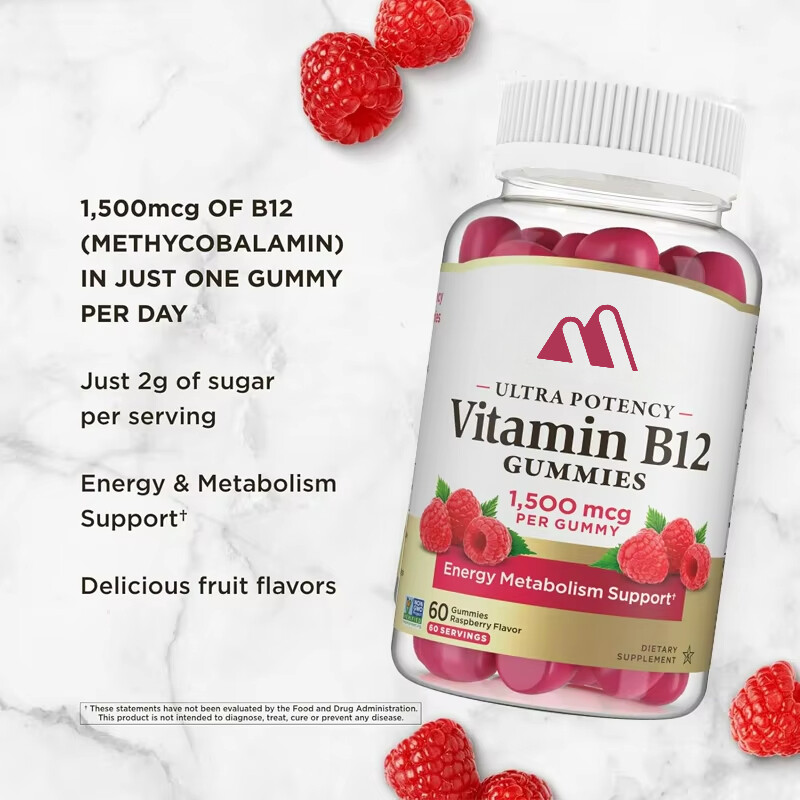 1500mcg Vitamin B12 Adult Gummies 60 Gummies