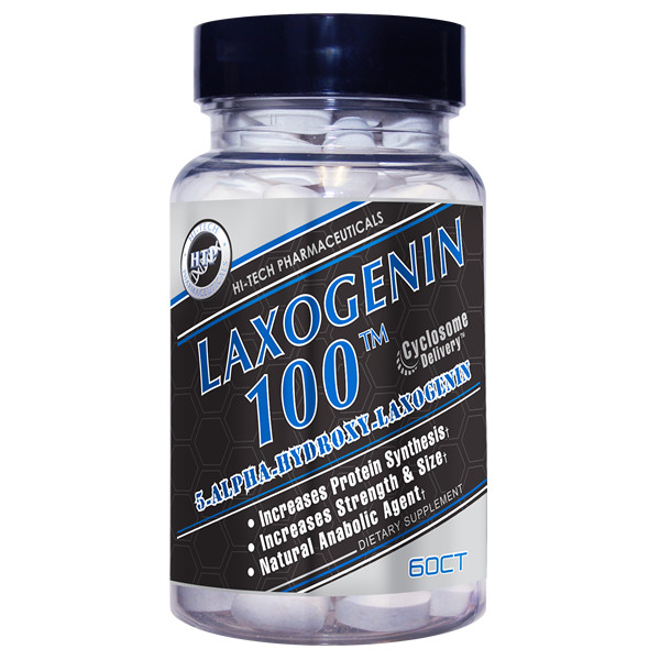 HI-TECH PHARMACEUTICALS LAXOGENIN100™ Increases Protein Synthesis Strength Size