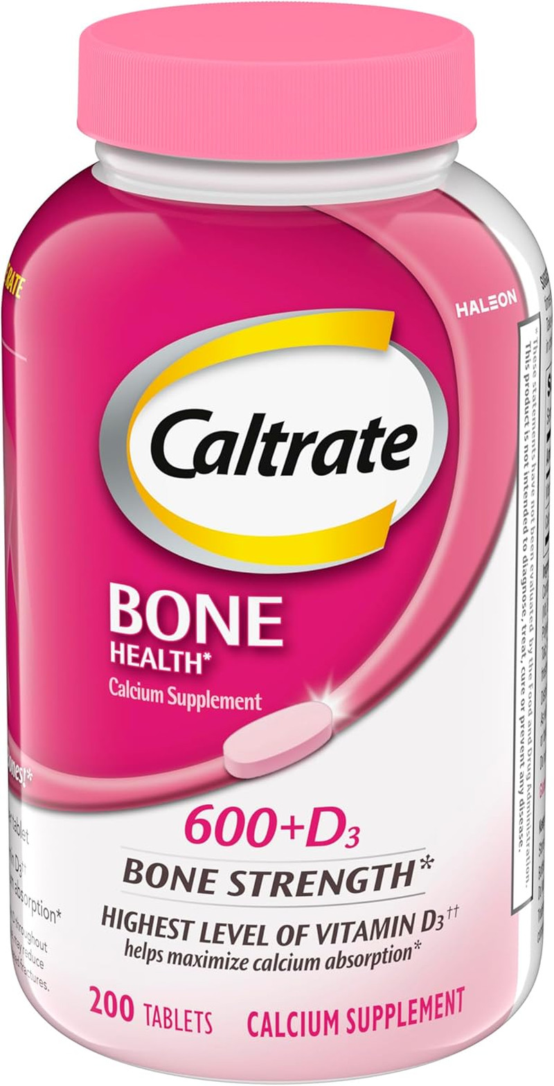 Caltrate 600 Plus D3 Calcium And Vitamin D Supplement 200 Count Tablets”