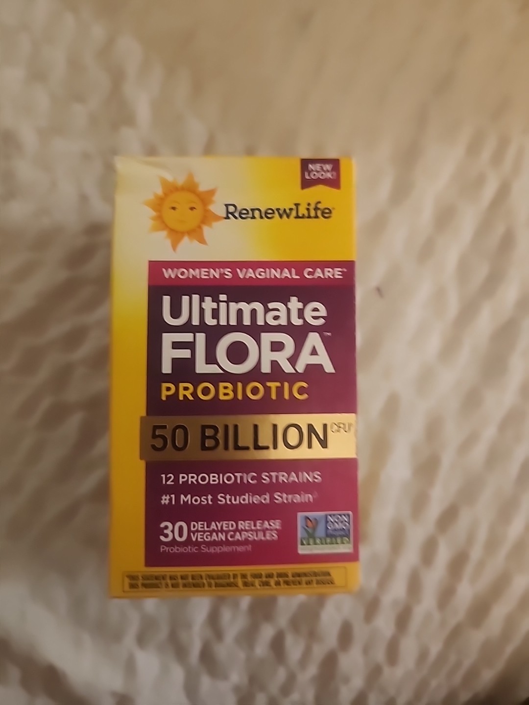 Renew Life Ultimate Flora Women’s Vaginal Probiotic – 30 Capsules