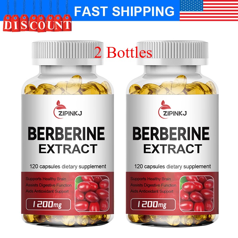 Berberine HCL 1200mg High Potency Anti-inflammatory,Blood Sugar & Immune Support