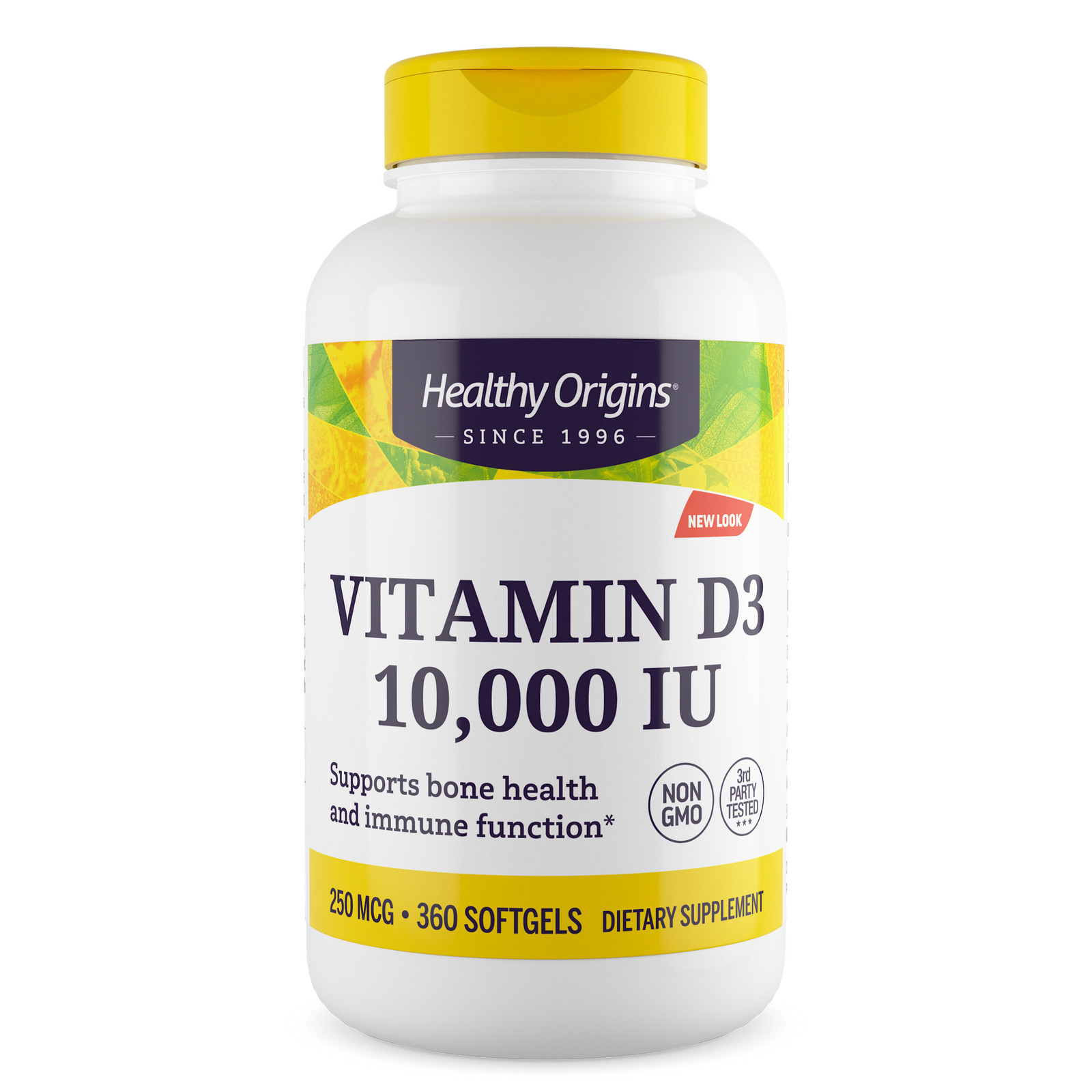 Vitamin D3 10000 iu 365 Soft Gels Capsules Vit D3 10,000 IU (1 Full Year Supply)