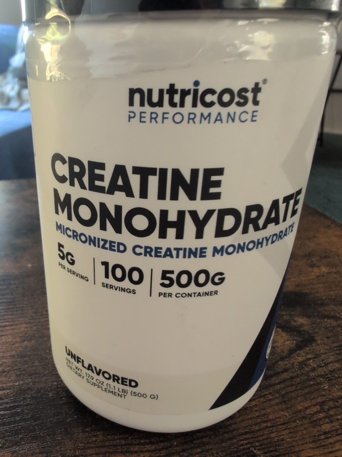Nutricost Creatine Monohydrate Micronized Powder 500G Exp 1/2027