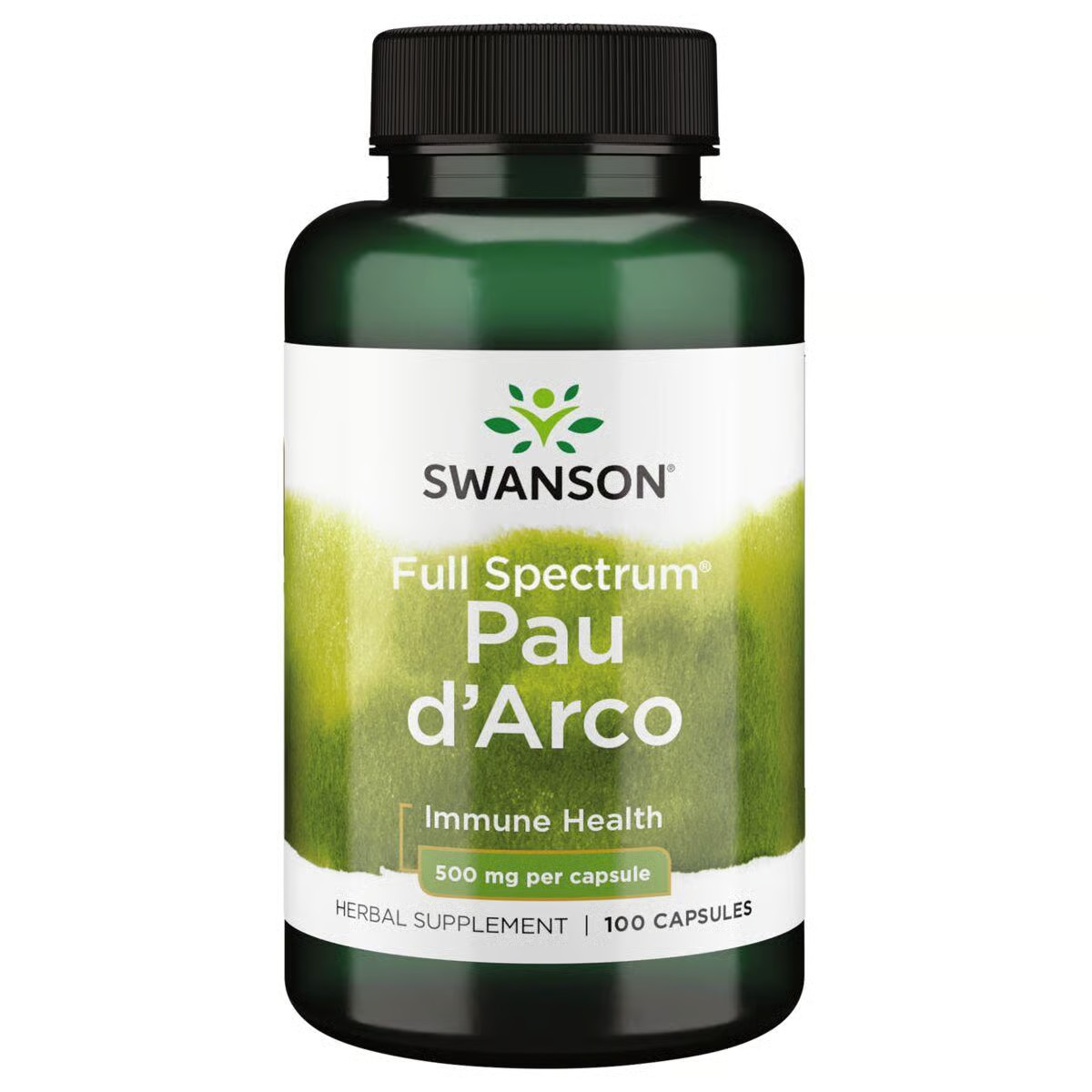 Swanson Pau d’Arco 500 mg 100 Capsules
