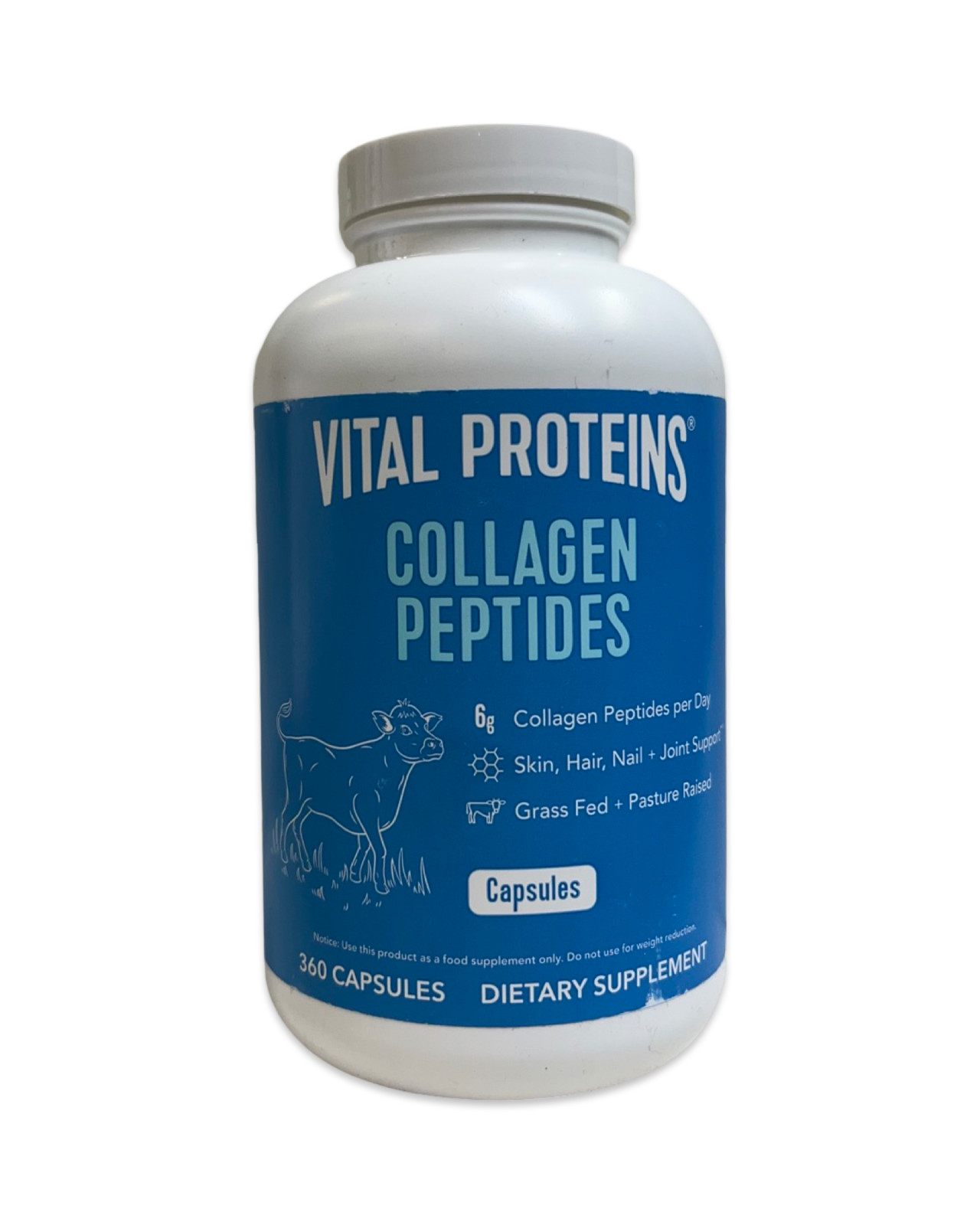 Vital Proteins Collagen Peptides 360 Caps Skin Hair Nail Supplement EXP 03/27