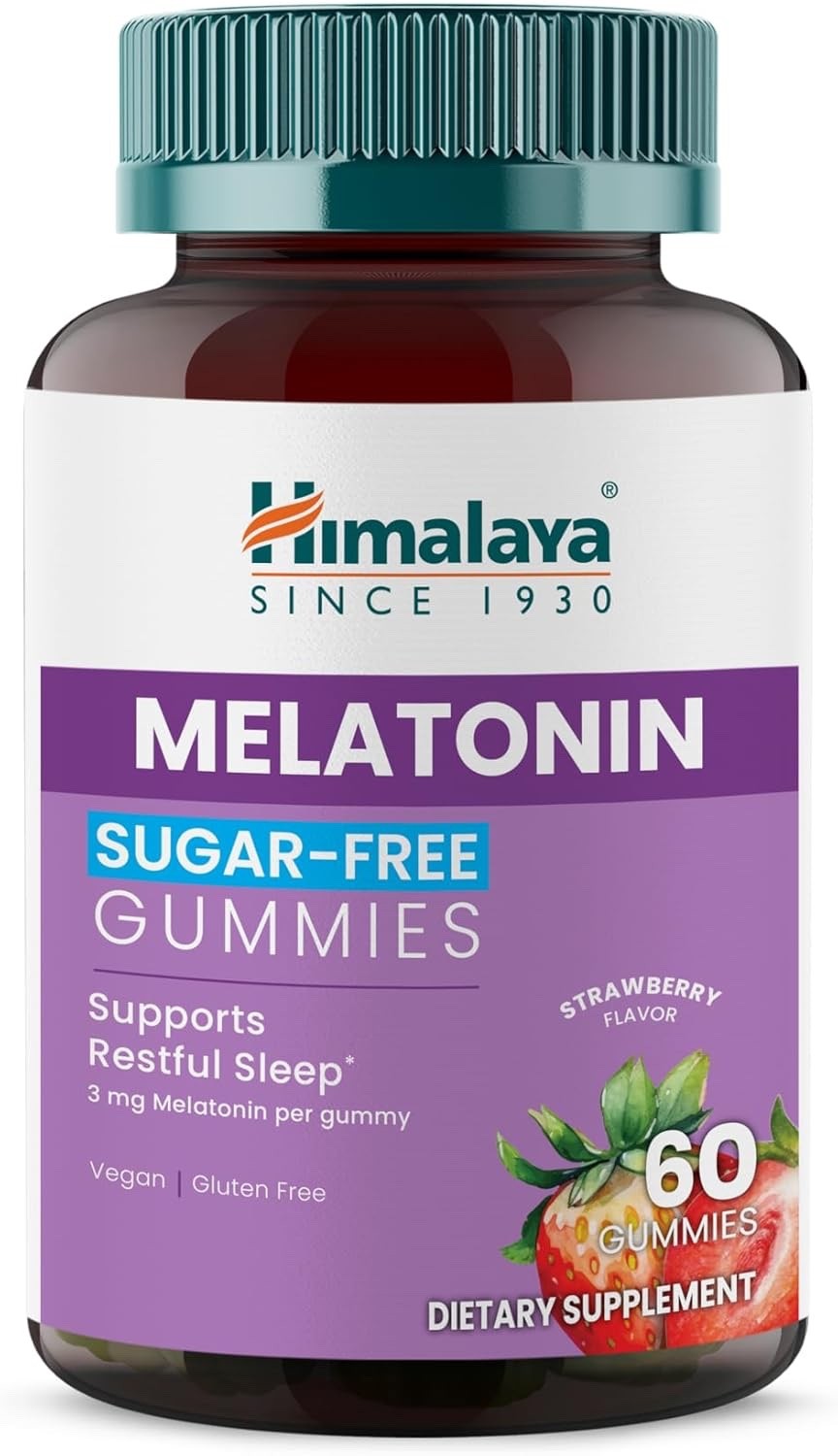 Himalaya Melatonin Sugar-Free Gummies for Restful Sleep 3mg x 60 servings