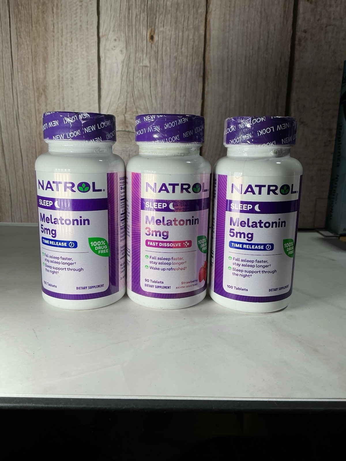Natrol Melatonin – 5mg  (3 PACK) Time Release