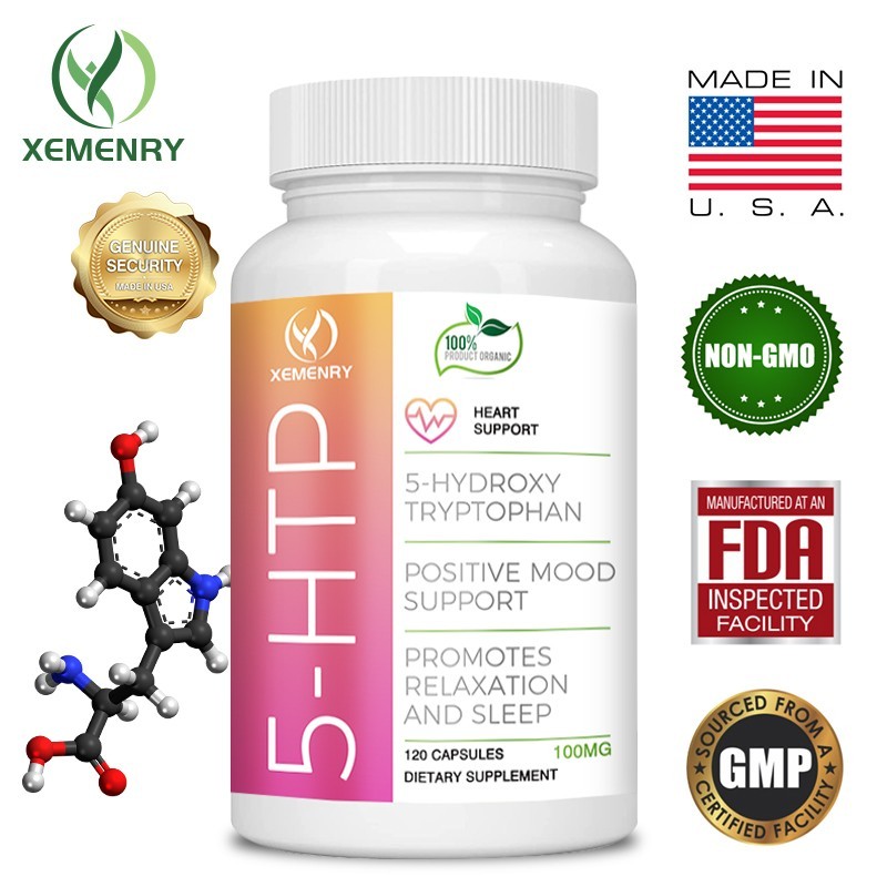 5-HTP (5-hydroxytryptophan) 100mg – Serotonin Support for Sleep Mood and Stress