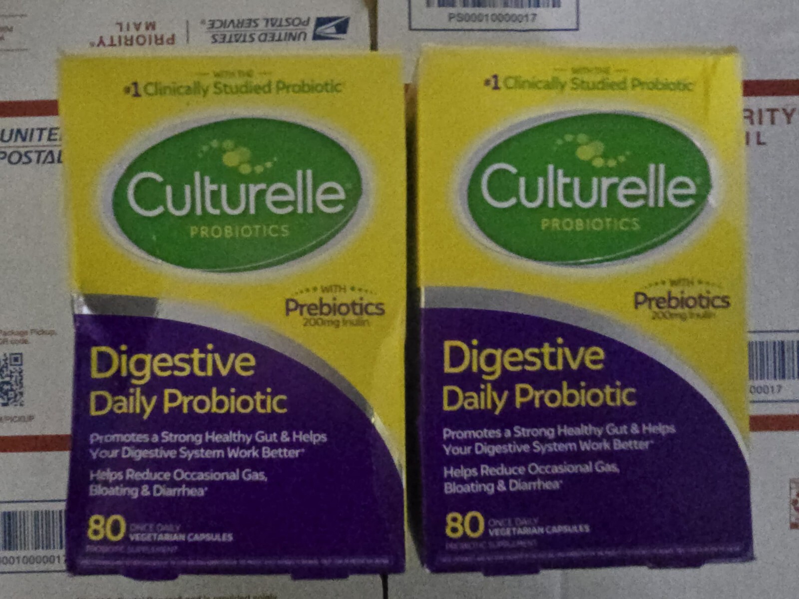 Culturelle Digestive Health Daily Probiotic 80  X 2 = 160 Capsules Exp 2027