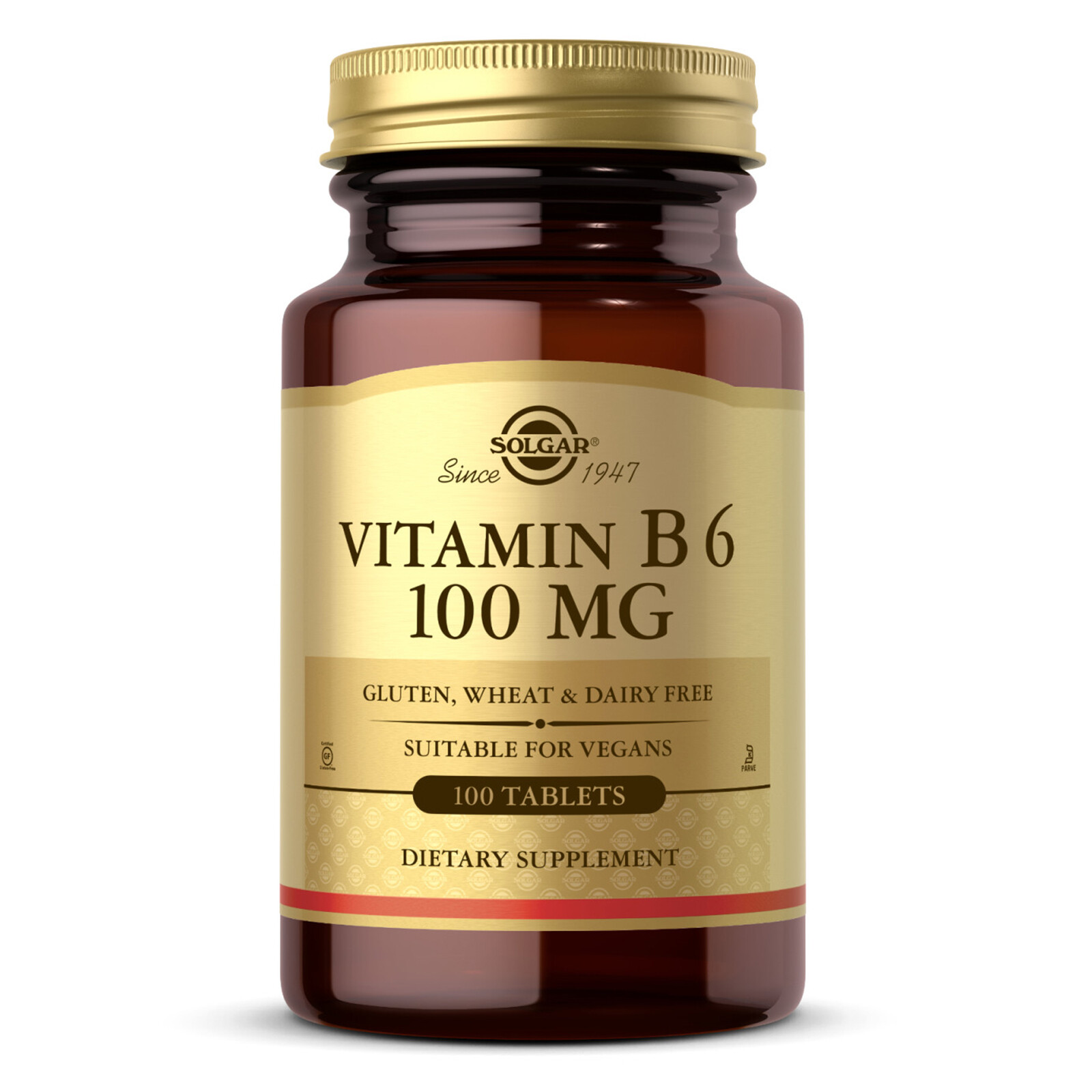Solgar Vitamin B6 100 mg 100 Tablets