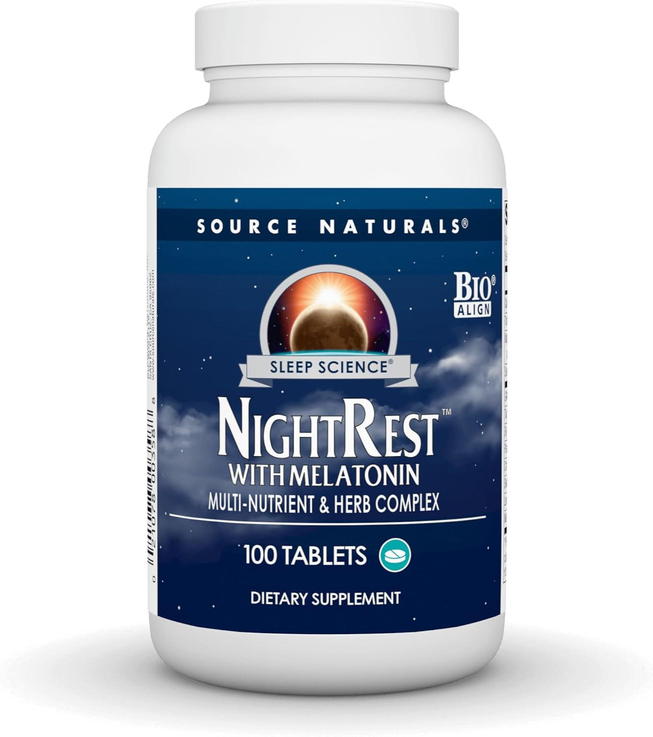 Source Naturals Sleep Science Nightrest with Melatonin – Bioaligned Multinutrien