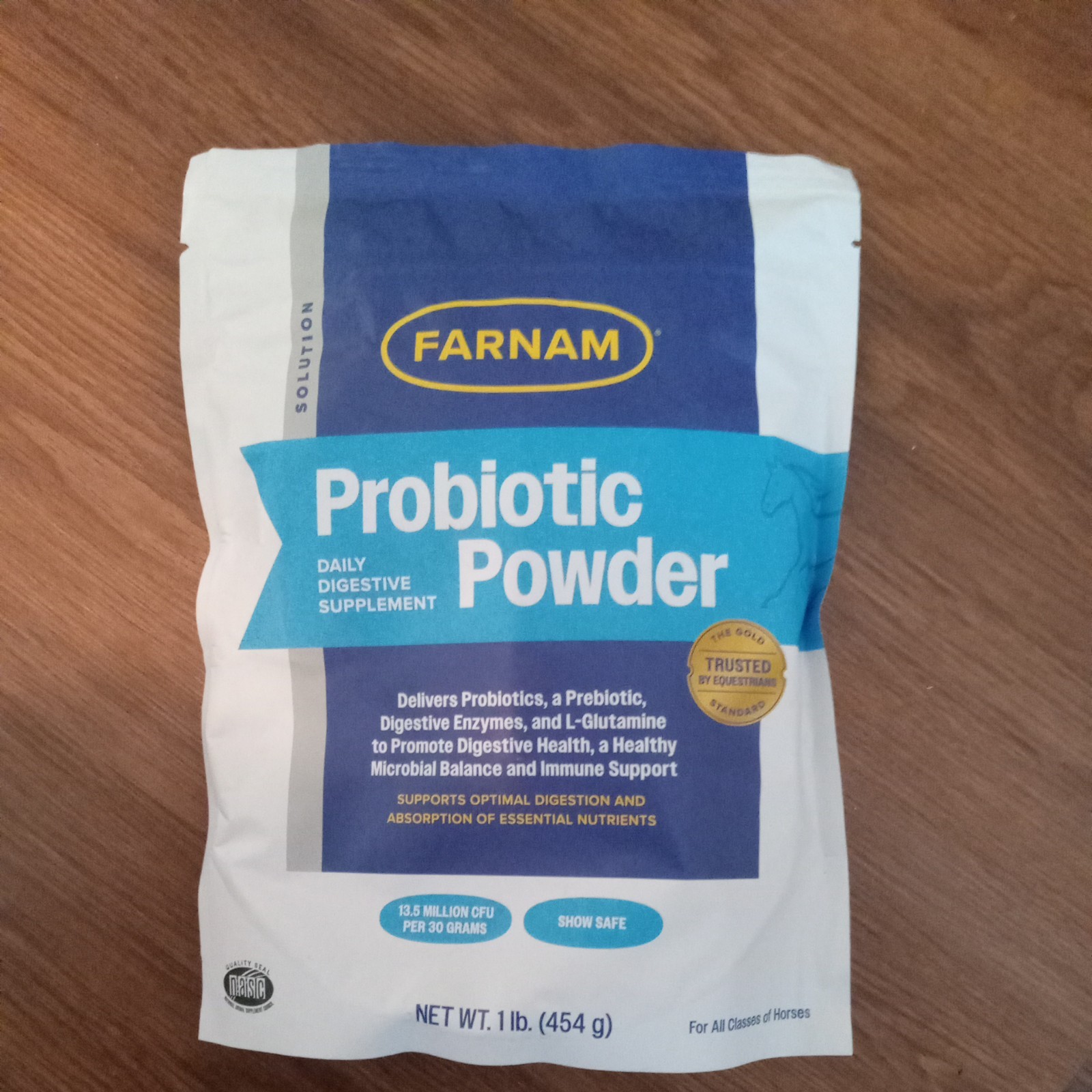 Farnam Probiotic Powder for Horses Digestive Health 1 lb Daily Support Horse