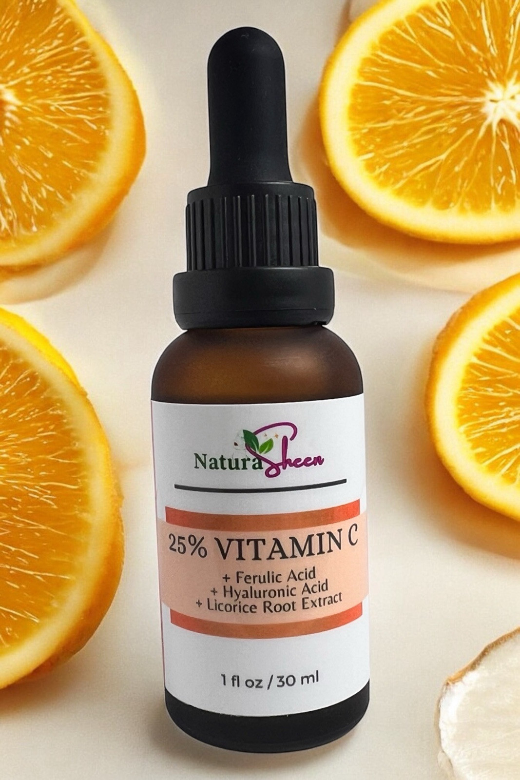 Vitamin C Serum 25% L-Ascorbic acid + Ferulic acid + Hyaluronic acid+ Licorice