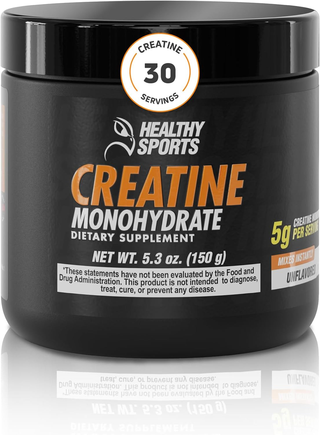 Creatine Monohydrate Powder 5g per Serving – Unflavored, Gym & Workout Fuel