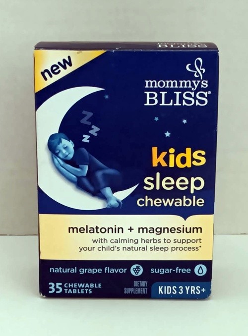 Mommy’s Bliss Kids Sleep Melatonin + Magnesium 35 Chewables 11/2027 – NEW