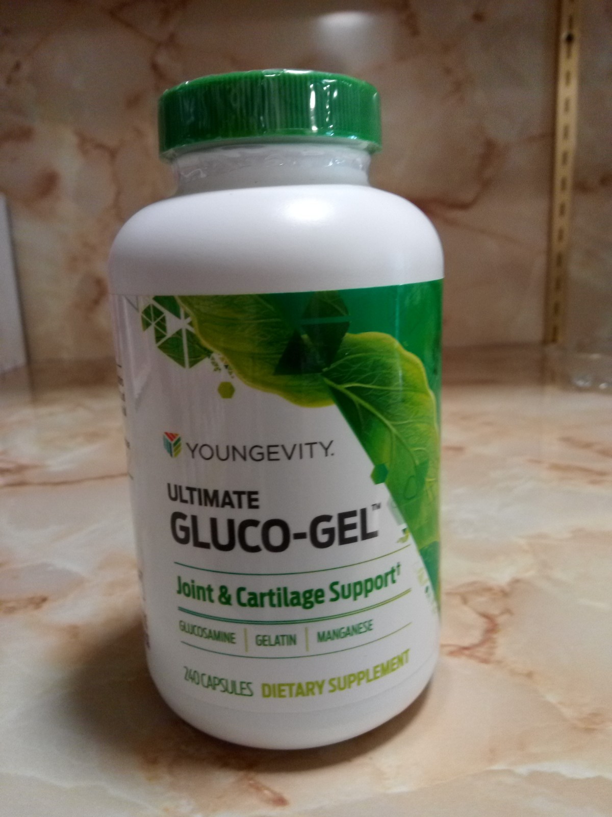Youngevity Ultimate Gluco-Gel 240 Cap Gelatin & Collagen bone support