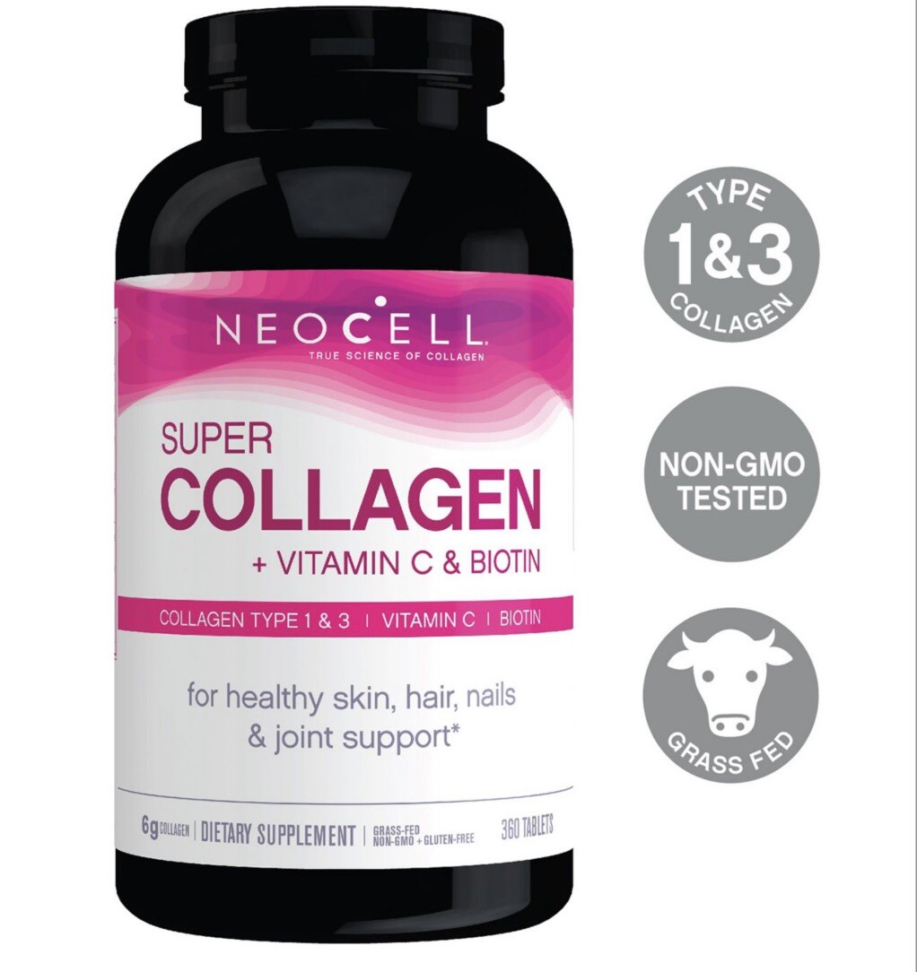 NeoCell Super Collagen + Vitamin C & Biotin Tablets 360ct