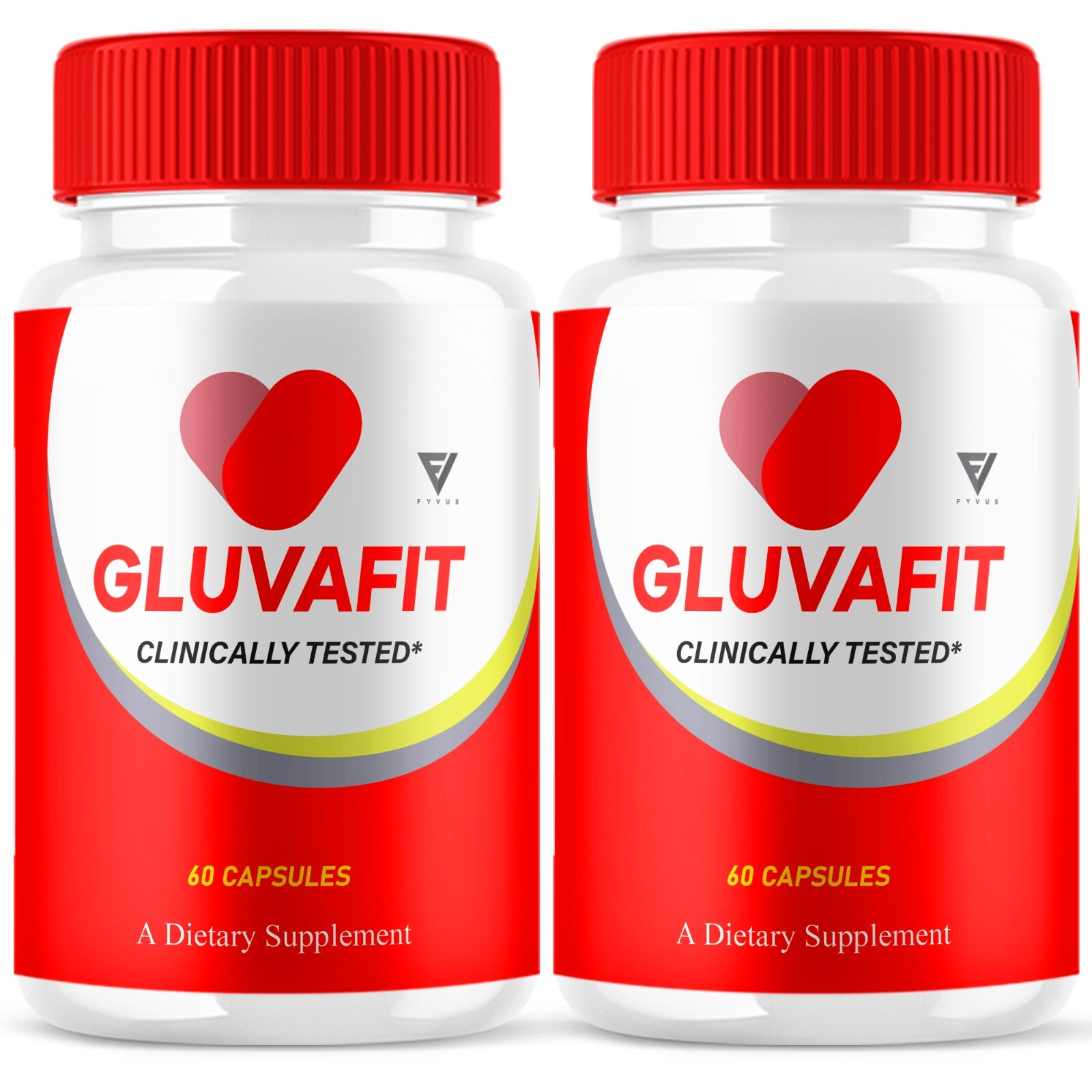 (2 Pack) Gluvafit Glycogen Support, Gluva Fit Advanced Formula (120 Capsules)