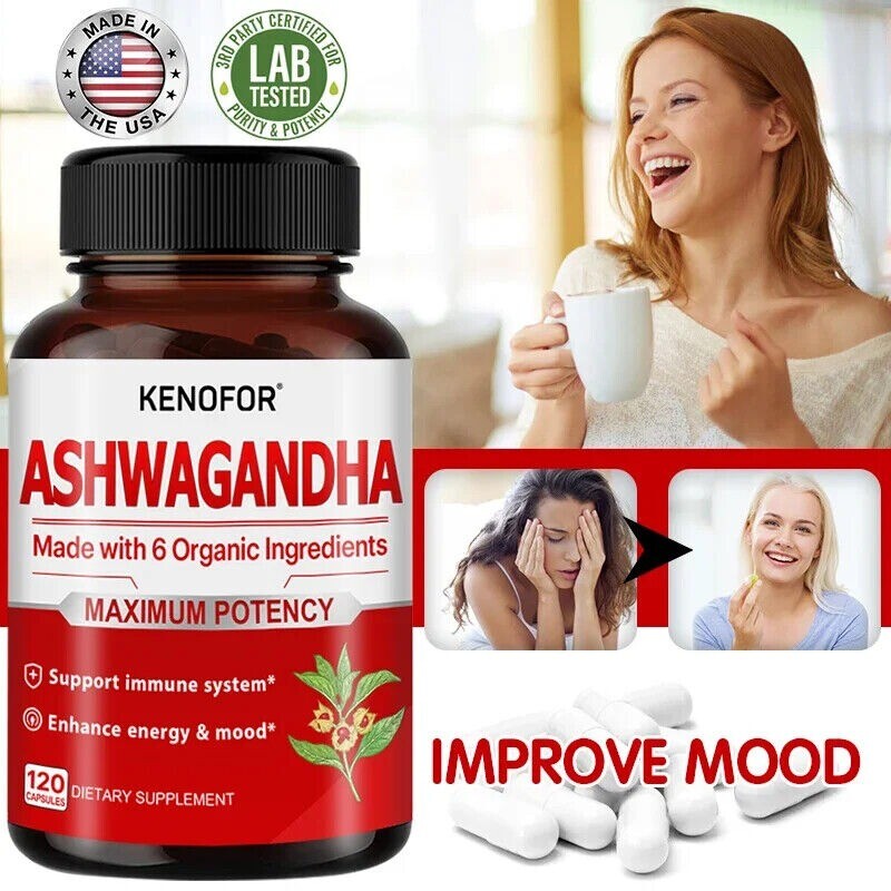 Ashwagandha Capsules 650 mg – 30to120 Vegetarian Capsules – Stress Support