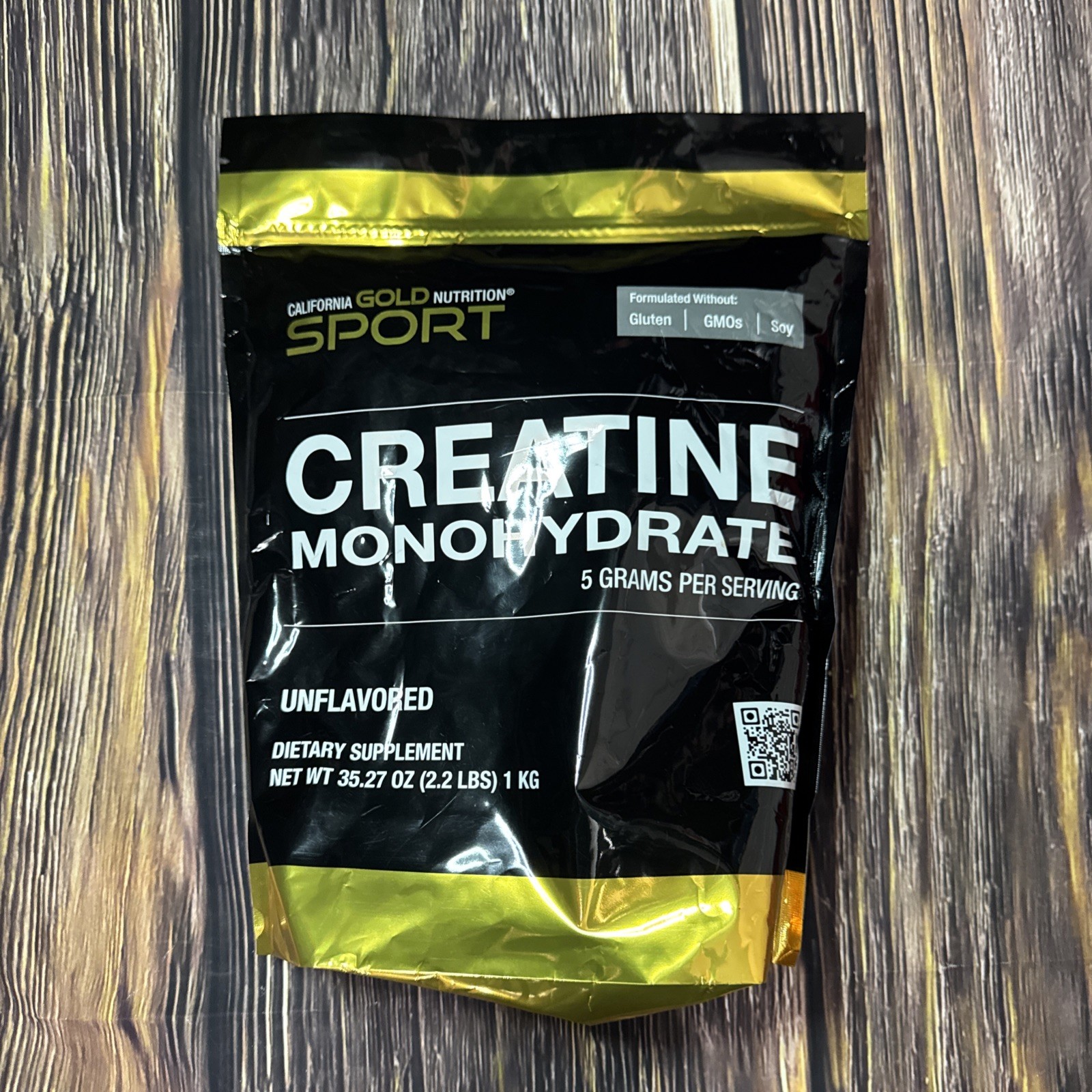 Sport, Creatine Monohydrate, Unflavored, 2.2 lbs (1 kg)