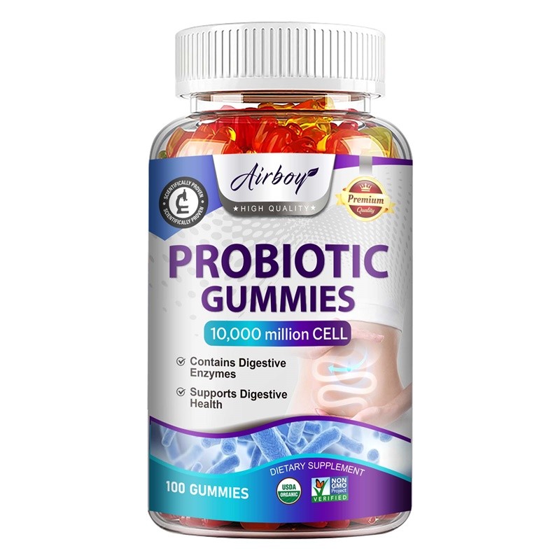 Probiotics Gummy – Immune System, Digestive Gut Health,Cleanse Detox lose weight
