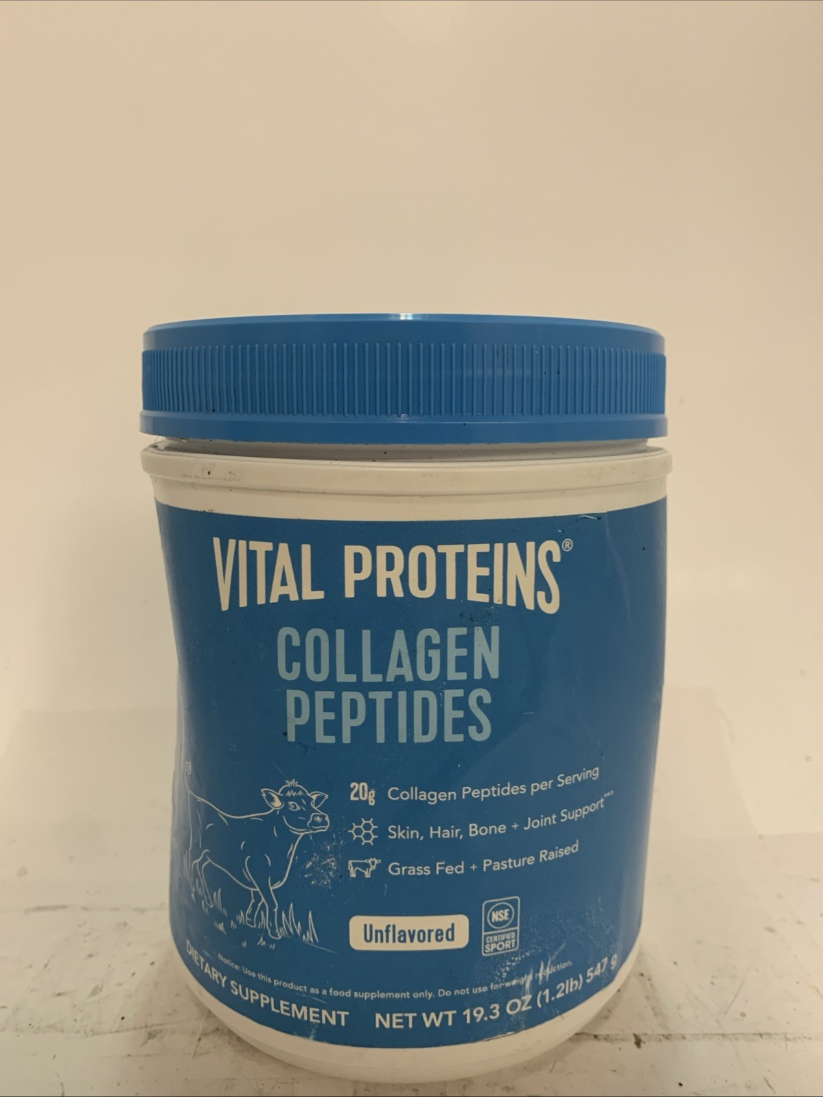 Vital Proteins Collagen Peptides Unflavored 19.3 Oz BB12/29
