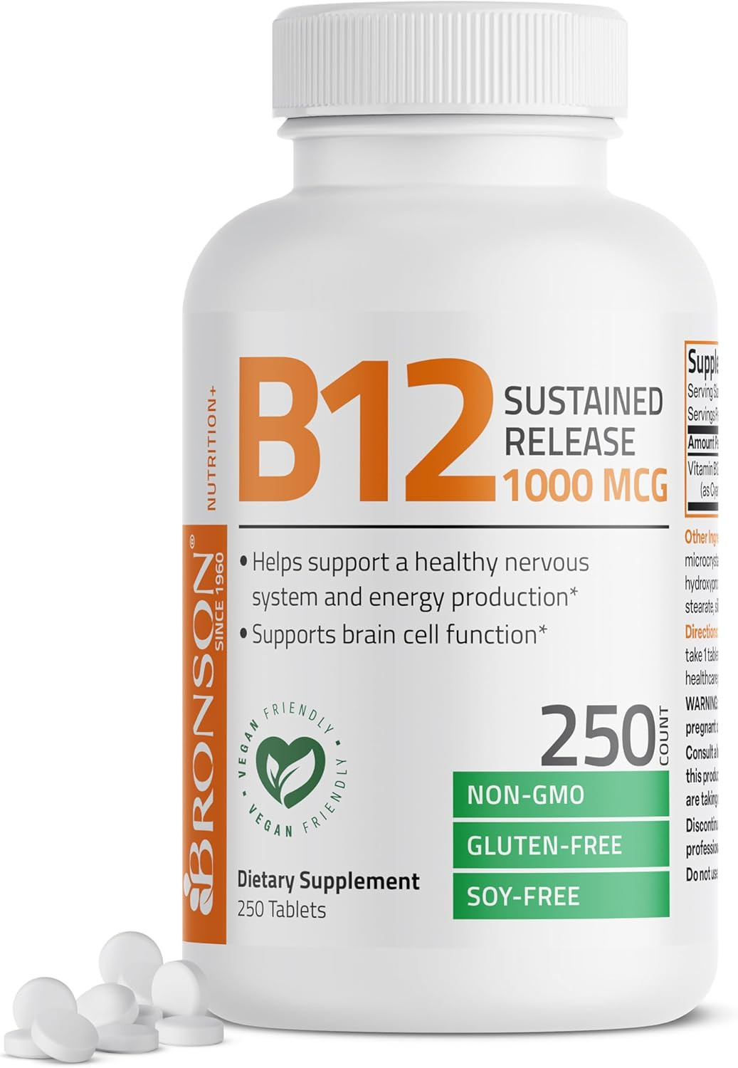 Vitamin B12 1000 Mcg (B12 Vitamin as Cyanocobalamin) Sustained Release Tablets