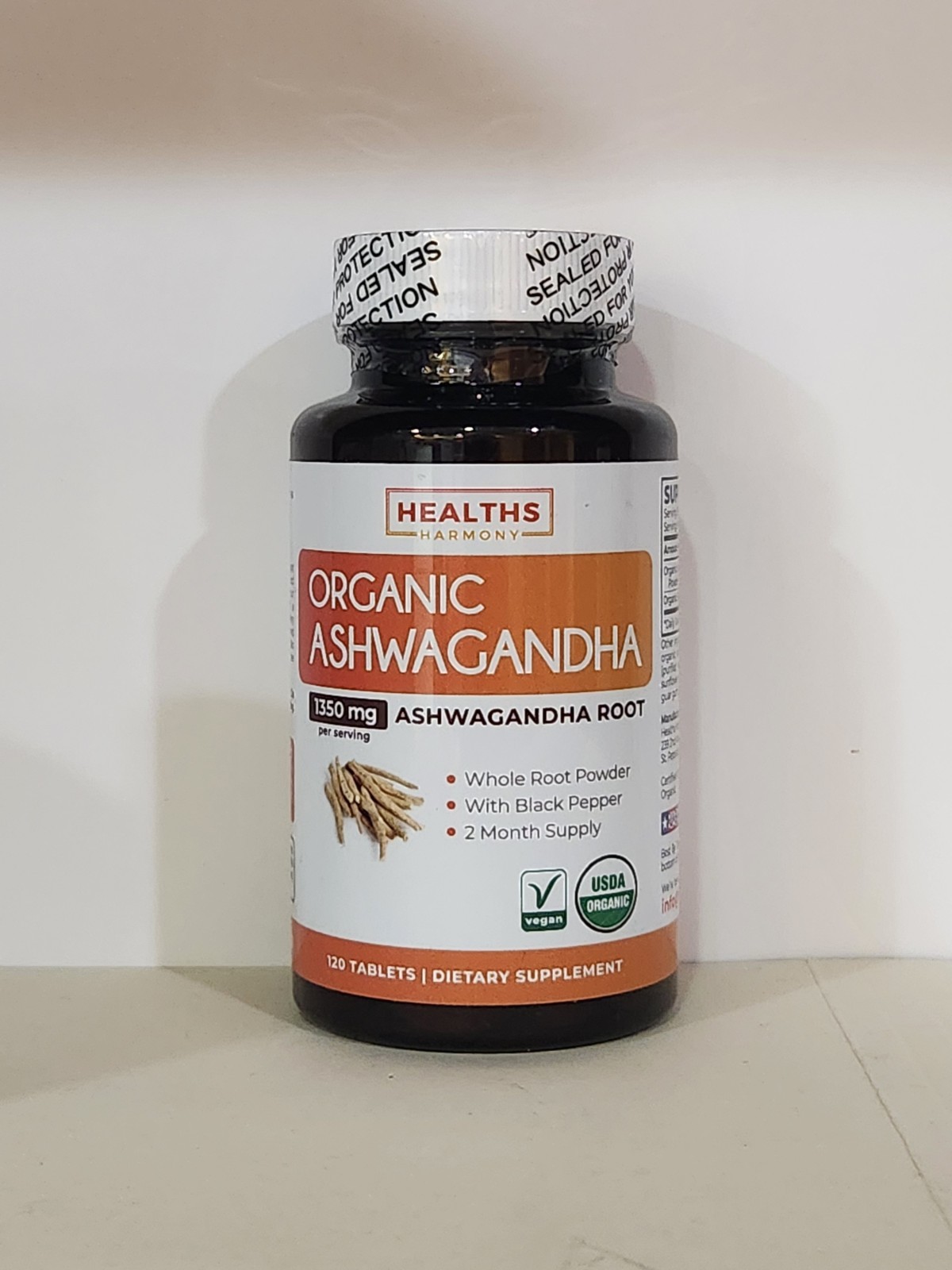 Healths Harmony Organic Ashwagandha Root Tablets – New
