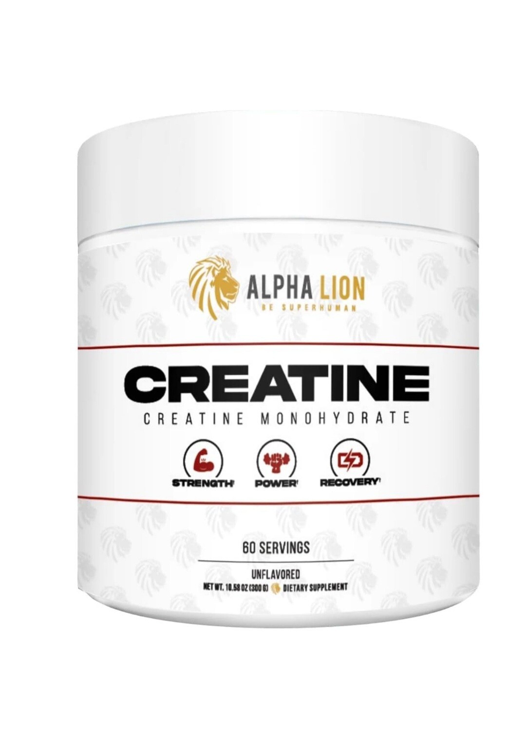 Alpha Lion Creatine – 60 servings – 5000mg/serving – Unflavored EXP 10/2026