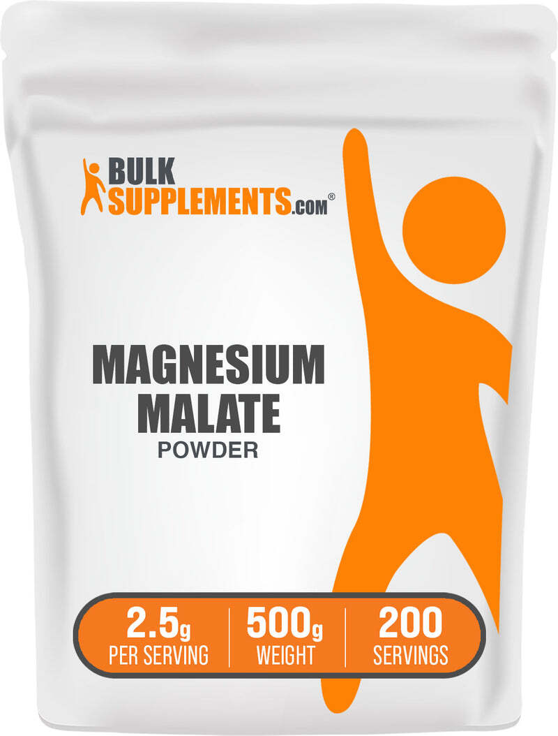 BulkSupplements Magnesium Malate Powder – High Absorption – 2.5g Per Serving
