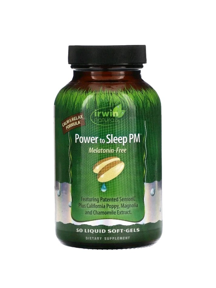 Power to Sleep PM, Melatonin-Free, 50 Liquid Soft-Gels