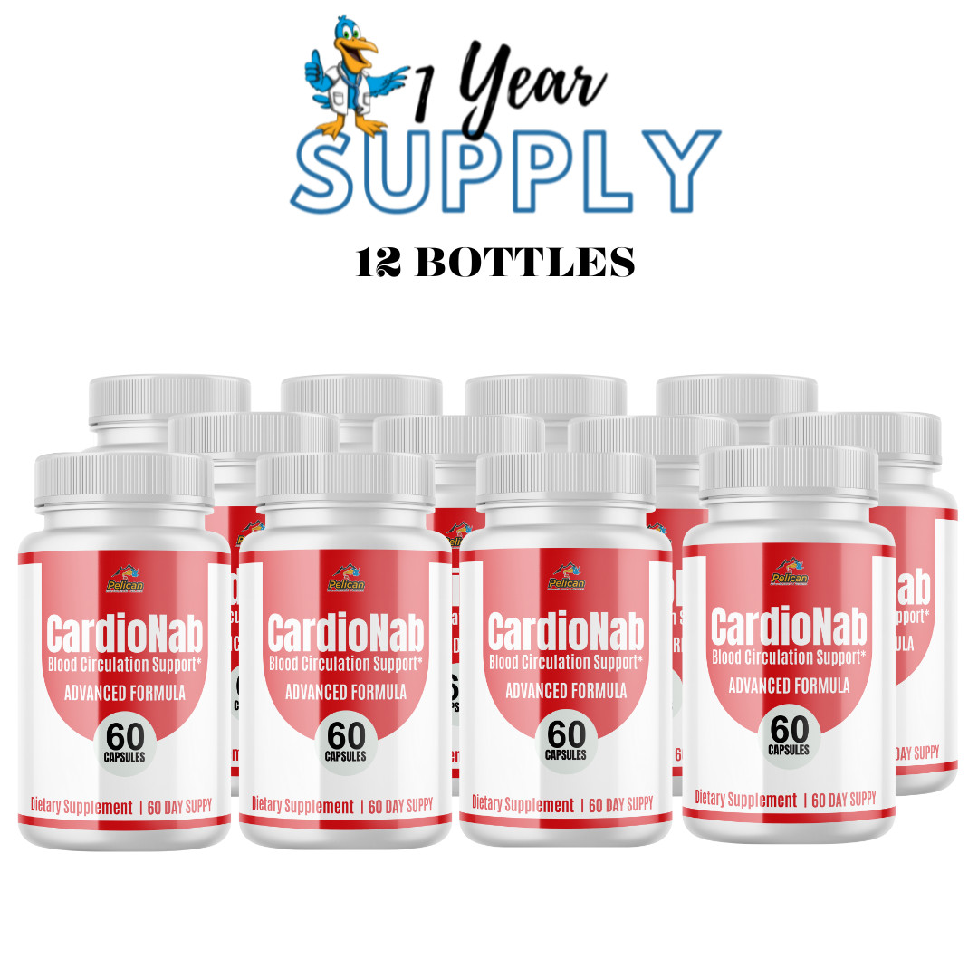CardioNab- Blood Support- 12 Bottles- 720 Capsules