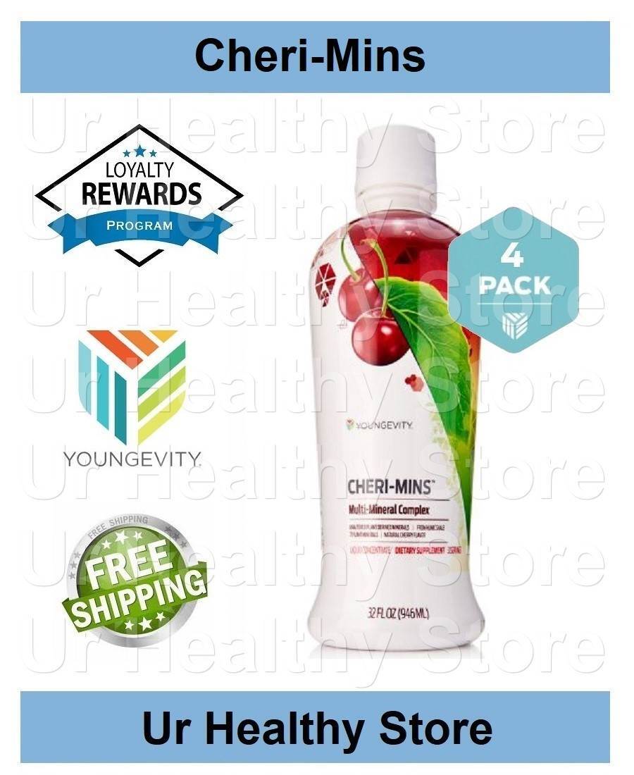 Cheri-Mins – 32 fl oz (4 PACK) Youngevity **LOYALTY REWARDS**