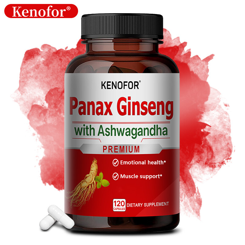 Korean Red Ginseng Capsules,Maca,Ashwagandha – Supports Desire and Stamina